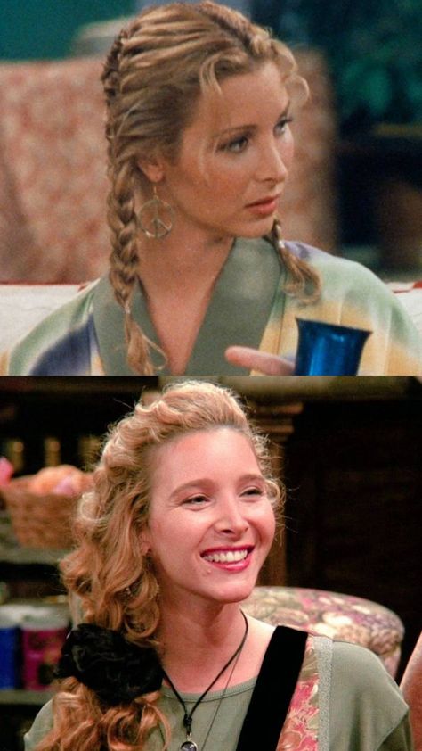 Hairstyles From The 90s, Quirky Hairstyles, Friends Hairstyles, 1990s Hairstyles, Lisa Kudrow, My First Wig, Phoebe Buffay, Entertainment Business, 90s Hairstyles
