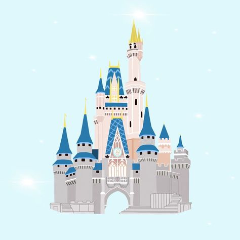 Disney Castle Cartoon, Disney Castle Wallpaper, Disney Castle Art, Leavers Shirt, Castle Cartoon, Magic Kingdom Castle, Disney Castles, Disney Cinderella Castle, Disney World Castle