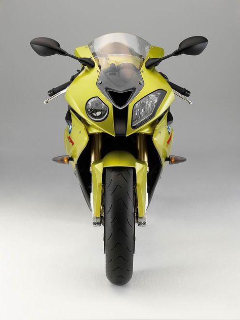 front view of the BMW s1000rr, yellow Motorcycle Front View, Car Nature, Bmw 1000rr, Nature Games, Foto Top, Bmw Motors, Bmw S1000rr, Sport Motorcycle, Galaxy Note 3