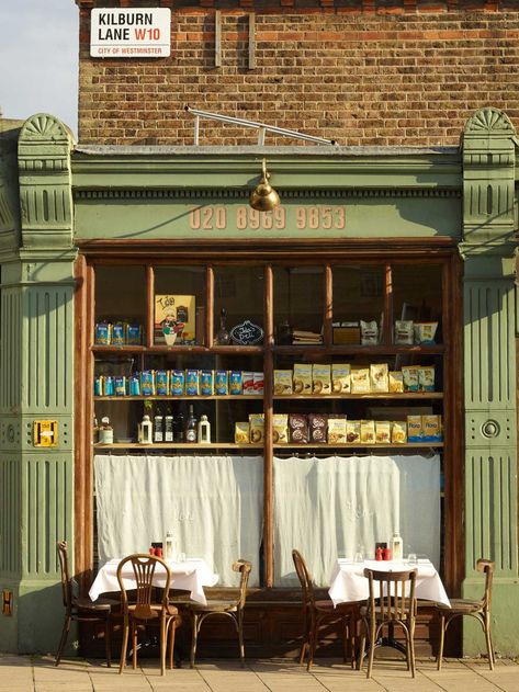 London's eccentric 'never explain' attitude explored via photos of its shopfronts | Creative Boom London Store Fronts, Vintage Bakery Sign, Vintage Store Fronts, Shopping London, Cafe Exterior, London Cafe, Store Concept, Counter Culture, 카페 인테리어 디자인