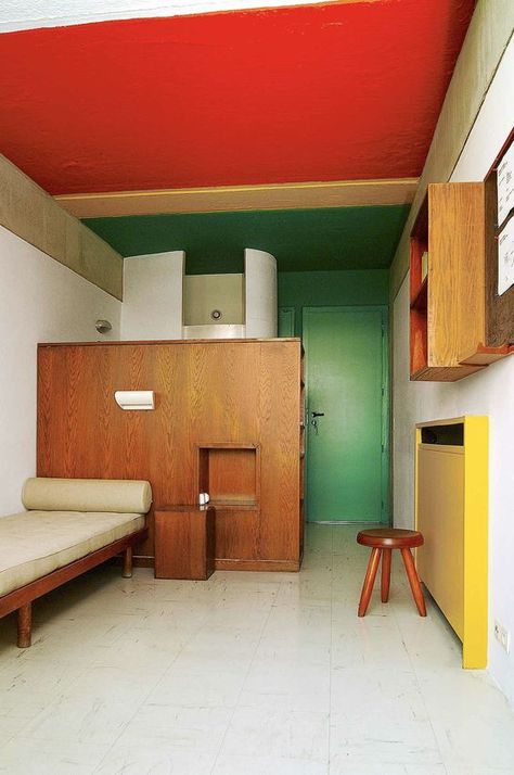 Charlotte Perriand, De Stijl, Le Corbusier, Le Corbusier Interior, Corbusier Interior, Minimalism Living, Bauhaus Interior, Patio Decor Ideas, Paris Interiors