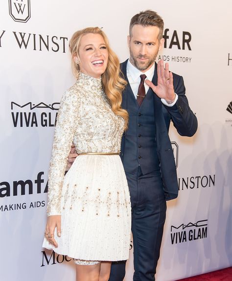 Blake Lively and Ryan Reynolds are 11 years apart. Also Serena Van der Woodsen and Deadpool are my favorite celebrity couple <3 <3 <3 Age Gap Couples, Blake Lively Ryan Reynolds, Blake And Ryan, Event Outfits, Mac Viva Glam, Blake Lively Style, Famous Actresses, Age Difference, Look Formal