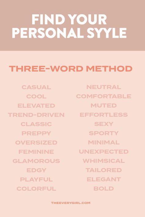 What's Your Personal Style? How To Find Your Aesthetic, Personal Style Quiz, Fashion Styles Types, Personal Style Types, Words To Describe Yourself, Find Your Aesthetic, Fashion Words, Fashion Vocabulary, What's Your Style