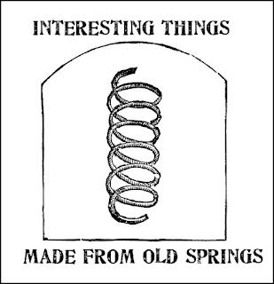 Upcycling, Old Bed Springs, Metalworking Projects, Trampoline Springs, Bed Spring Crafts, Scrap Recycling, Repurposed Art, Blacksmith Projects, Metal Working Projects