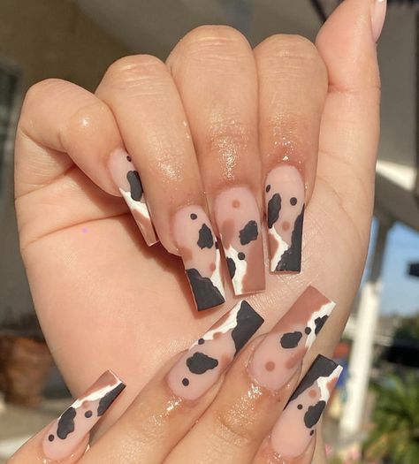 Country Acrylic Nails, Rodeo Nails, Cowboy Nails, Cow Print Nails, Flare Nails, Western Nails, Country Nails, Cow Nails, Glamour Nails