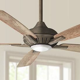 60" Minka Aire Dyno XL Smart Fan Bronze LED Ceiling Fan French Country Ceiling Fan, Vintage Vanity Aesthetic, Spot Light Photoshoot, Farmhouse Style Ceiling Fan, Vanity Aesthetic, Light Photoshoot, Living Room Ceiling Fan, Ceiling Fan Size, Ceiling Fan Bedroom