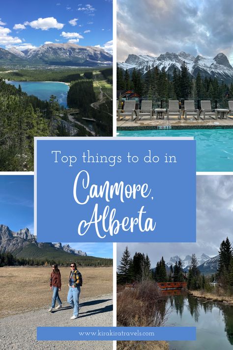 This post is all about Canmore, Alberta. I share the top things to do, the best places to eat and where you must shop in this town. Everything you need to know about your travels to Canmore, Alberta. |things to do in Canmore| Canmore Alberta | Canmore Alberta things to do | Canmore hikes | Canmore restaurants | Canmore Canada Canmore Alberta Things To Do, Canmore Restaurants, Canmore Hikes, Canmore Canada, Mountain Activities, Banff National Park Canada, Canmore Alberta, Adventure Ideas, Banff Alberta