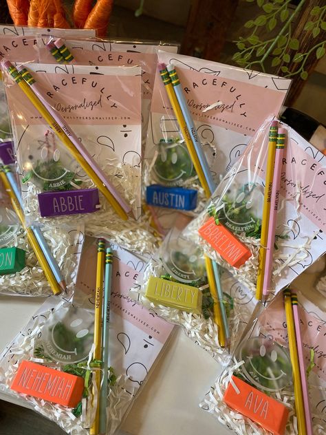 Personalized Gift for Students Gift Bags For Students From Teacher, Personalized Student Gifts, Gifts From Student Teacher To Students, Students Gifts From Teacher, Gifts For Classroom Students, Gift For Student Teacher, Student Birthday Gifts, Engraved Pencils, Gifts For Students