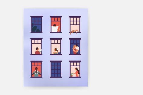 People at home illustration , #Aff, #window#sill#lying#hugging #Ad At Home Illustration, Window Illustration, Home Illustration, Colorful Illustration, Tea Or Coffee, Design Assets, Window Sill, Drinking Tea, Graphic Design Illustration