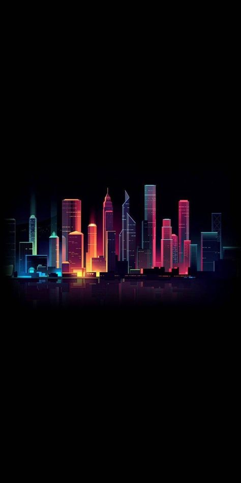 #black #wallpaper #building #colorful #pin City Iphone Wallpaper, Abstract Hd, Paper Iphone, Unique Iphone Wallpaper, 4k Wallpaper Iphone, Neon City, Stars Night, Iphone Wallpaper Fall, 강아지 그림