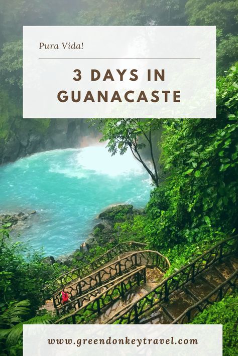 3 days in Guanacaste itinerary.. How do you spend your 3 days weekend? How about short trip to Costa Rica? When I think Costa Rica, two thing that come to my mind: rainforest and bright blue waterfall (surprisingly no beach). If you are like me fascinated about rainforests with its huge green leaves, bright flowers and water dripping everywhere and enjoy hiking Guanacaste province is for you. #guanacaste #rioceleste #tenorio #montaverde 3 Days In Costa Rica, Best Beaches Costa Rica, Costa Rica Outfits What To Wear, Costa Rico Trip, Riu Guanacaste Costa Rica, 4 Days In Costa Rica, Costa Rica Guanacaste Things To Do, 5 Day Costa Rica Itinerary, Things To Do In Guanacaste Costa Rica