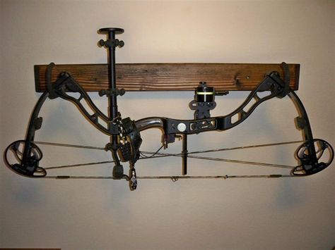 Wall Mount Bow Rack, Compound Bow Wall Hanger, Bow Racks Archery, Bow And Arrow Hanger, Compound Bow Rack Diy, Bow Hanger Archery, Compound Bow Wall Mount, Bow And Arrow Holder Diy, Diy Compound Bow Holder