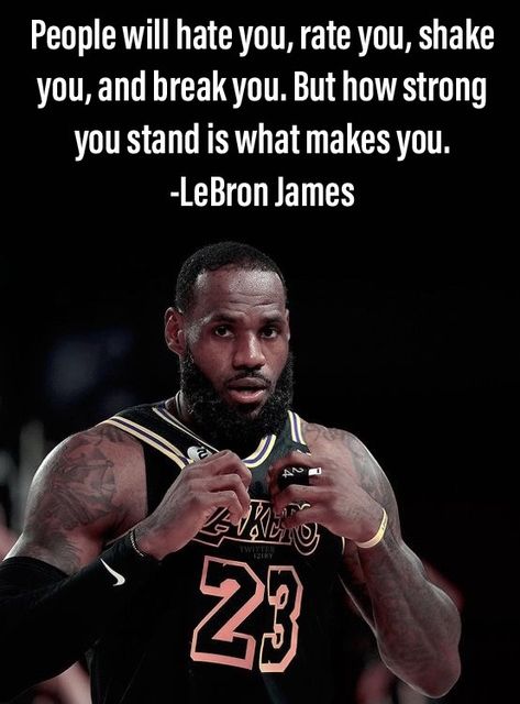 Quotes From Basketball Players, Lebron James Quotes Motivation, Inspiring Basketball Quotes Motivation, Nba Quotes Funny, Basketball Motivational Quotes Mindset, Basketball Vision Board, Lebron Quotes, Sports That Belong Together, Lebron James Motivation