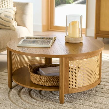 Coffee Table Light, Hiasan Dalaman Rumah, Reka Bentuk Dalaman, Chambre Inspo, Wicker Coffee Table, Deco Studio, Inspire Me Home Decor, Up House, Table Light