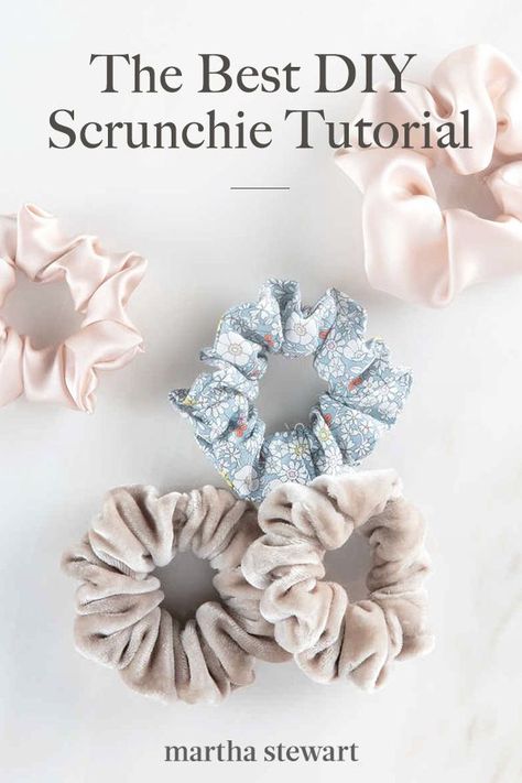 Diy Headband, Diy Scrunchie, Kerajinan Diy, Diy Tricot, Diy Hair Scrunchies, Hair Ties Diy, Diy Sewing Tutorials, Scrunchies Diy, Diy Sewing Pattern