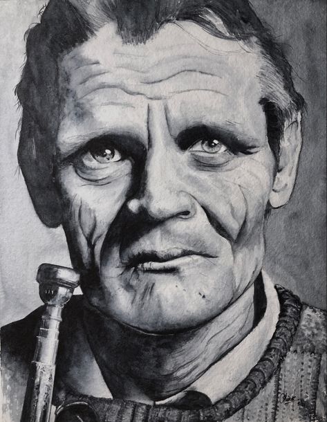 Chet Baker Art, Watercolour Monochrome, Monochrome Portrait, Chet Baker, Trumpeter