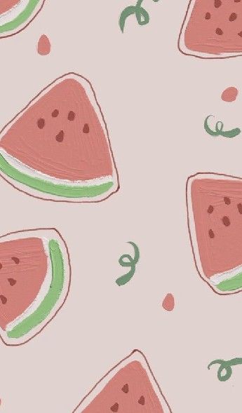 Watermelon Cute Wallpaper, Kawaii Watermelon Wallpaper, Watermelon Wallpaper Cute, Aesthetic Watermelon Wallpaper, Fruits Wallpaper Aesthetic, Watermelon Aesthetic Wallpaper, Watermelon Wallpaper Iphone, Cute Watermelon Wallpaper, Watermelon Wallpaper Aesthetic