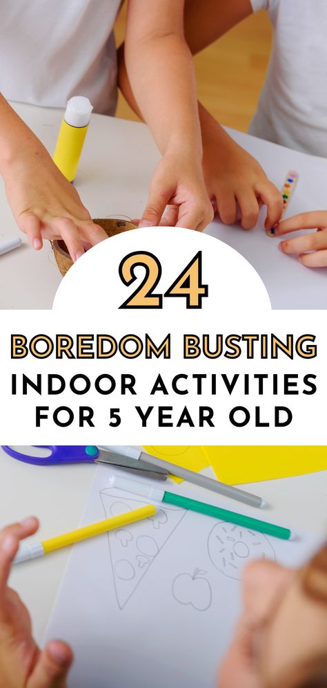 Games For 4 Year Boy, Easy Preschool Activities To Do At Home, Things To Do With 5 Year Girl, Indoor Activities For Kindergarteners, Six Year Old Activities, Indoor Activities For Kindergarten, Busy Kids Activities, Kindergarten Quiet Time Activities, Kindergarten Indoor Activities