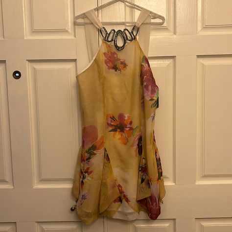 Madison Paige Women’s Flowy Midi Summer Dress. Size Xl. Sheer Tan Overdress With Allover Pink And Peach Floral Design. Sheer Straps. Low Back, With Elastic To Reduce Gapping. Ivory Lining. Interesting Light Weight Neck Detail. Ruffled Bottom. Side Invisible Zipper Closure. Approximately 25-1/2” From Arm Pit To Bottom Of Hem. Shell And Lining: 100% Polyester. Machine Wash Cold Gentle Cycle. Only Non-Chlorine Bleach If Needed. Tumble Dry Low. Cool Iron As Needed. Nwt. Ruffled Hem Dress, Boho Club Outfit, Madison Paige, Ruffle Layered Dress, Black Sequin Shorts, Midi Summer Dress, Flowy Sundress, Sequin Short Dress, Ruffle Summer Dress