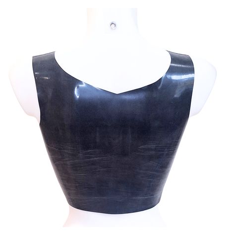 THE perfect latex top for mixing and matching, wear with jeans for a daytime look and then pair with a latex skirt and heels to swap your look to evening wear.Made from medium weight latex, has a deep V front and a high neck back, princess lines for a great fit. Sleeveless and pull on style, no zip or fastener. Also available in other colours, just pop me a message to see what I have in stockSizes XS to XL available, please check the size chart for measurements.This is made to order so please allow 2-3 weeks Latex Top, V Neck Crop Top, Latex Skirt, Neck Crop Top, Evening Wear, Deep V, High Neck, Crop Top