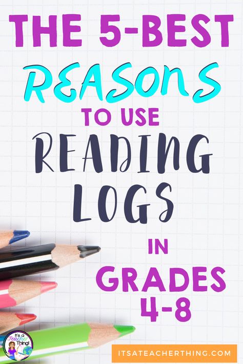 Discover what a powerful tool a reading log can be in 4th grade, 5th grade, 6th grade, middle school, and for homeschool students. Teachers can easily differentiate reading logs and tailor them to meet all students' needs. Find out how reading logs can be used even in social studies and science. Make reading logs work for you! Learn five easy ways to change up your reading logs so that they do much more than track minutes and page numbers. #readinglogs #5thgrade 6th Grade Reading, 6th Grade Ela, Middle School Reading, Active Reading Strategies, Upper Elementary Reading, Teaching Language, Middle School Lessons, Reading Logs, Language Arts Elementary