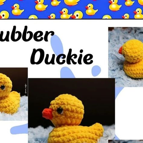 Amigurumi Patterns, Creative Corner, Rubber Ducky, Yarn Art, Rubber Duck, Crochet Toys, Free Crochet Pattern, I Hope You, Free Pattern