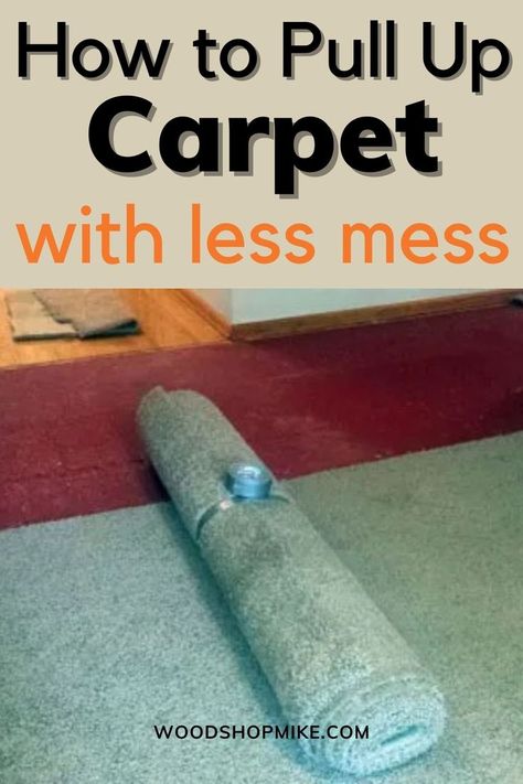 Fixxer Upper, Ripping Up Carpet, Carpet Removal, Easy Diy Home Improvement, Removing Carpet, Old Carpet, Up House, Diy Carpet, Diy Flooring