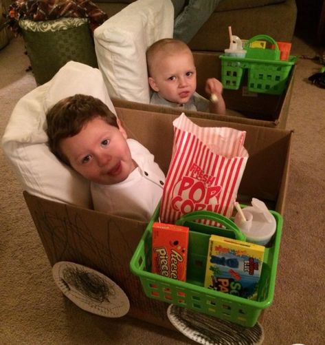 Preschool Drive In Movie Car, Indoor Movie Night Kids, Dollar Store Movie Night, Family Night Ideas With Toddlers, Grandchild Room At Grandmas, Kids Drive In Movie Party Cars, At Home Drive In Movie Nights, Babysitting Box Ideas, Fun Movie Night Ideas For Kids