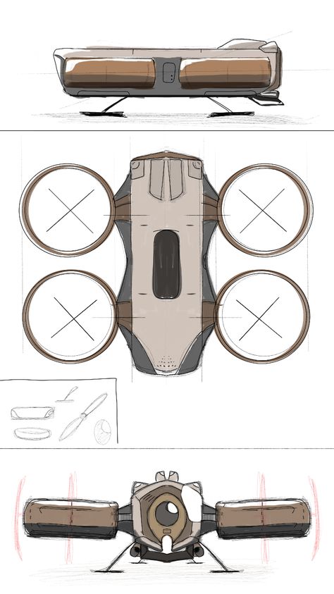 Drone Design Sketch, Drone Blueprint, Drone Sketch, Technology Design Graphic, Product Sketches, Urban Air, Drone Design, Technology Design, Cool Sketches