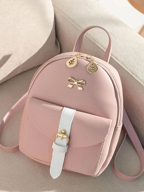 Backpack Luxury, Small School Bags, Tas Mini, Cute Mini Backpacks, Kawaii Backpack, Mini Backpack Purse, Mini Mochila, Anti Theft Backpack, Leather Wedding