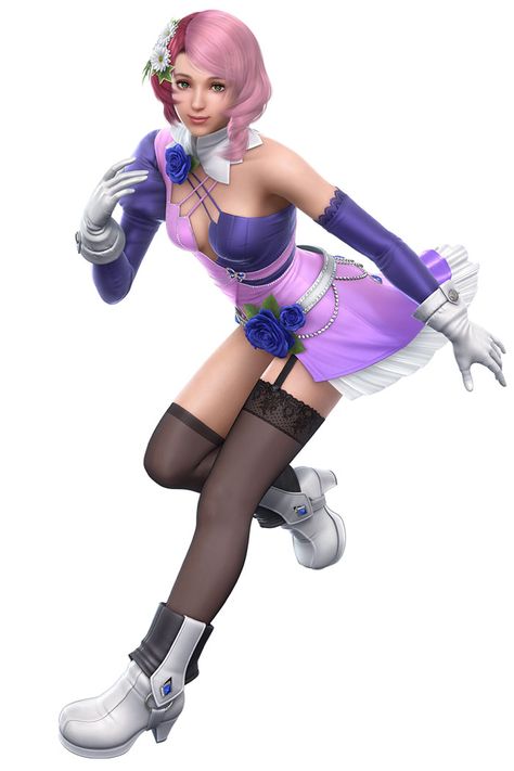 Alisa Bosconovitch - Tekken 6: Bloodline Rebellion Tekken Characters Female, Tekken Alisa Bosconovitch, Tekken Female Characters, Tekken Women, Tekken 7 Alisa, Tekken 7 Characters, Tekken Alisa, Alisa Tekken, Tekken Characters