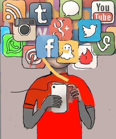 Social Media Problems Art, Effects Of Social Media Art, Social Media Effects Art, Social Change Artwork, Bad Effects Of Social Media Drawing, Social Media Clip Art, Social Media As People Drawings, Social Expectations Art, Media Literacy Poster Drawing