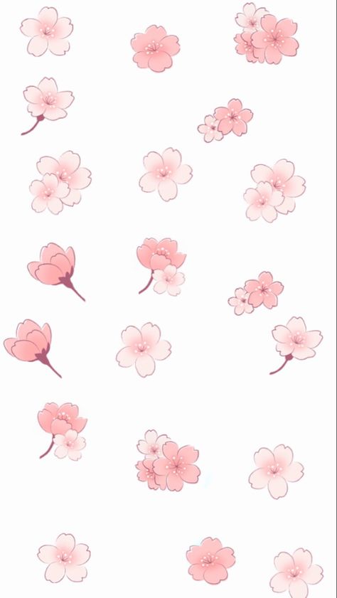 Japanese Cherry Blossoms Drawing, Flower Drawing Sakura, Blossom Flowers Drawing, Easy To Draw Cherry Blossom, Cherry Blossom Tutorial Drawing, Cherry Blossom Flower Drawing Simple, Sakura Blossom Drawing, Simple Sakura Drawing, Japan Cherry Blossom Drawing