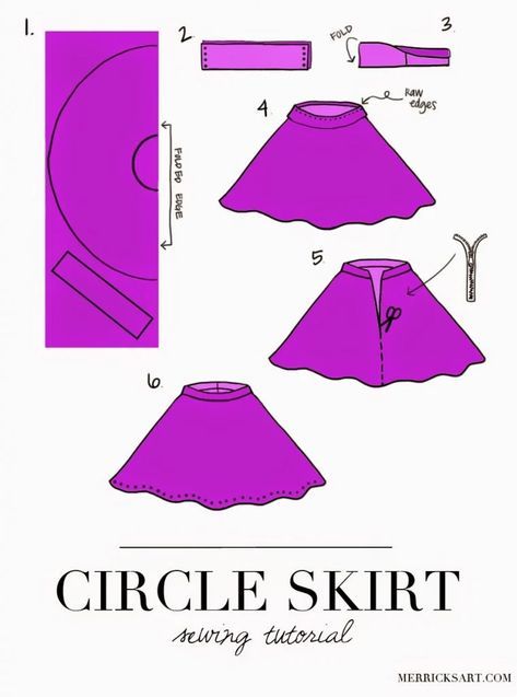 Easy Circle Skirt Pattern (DIY Skirt Tutorial) - Merrick's Art Molde, Couture, Float Skirt Pattern, Reversible Circle Skirt, Pirate Skirt Diy, Flowy Skirt Sewing Pattern, Diy Easy Skirt, Petal Skirt Pattern, Easy Diy Skirt