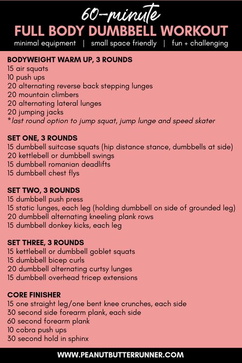 60 Minute Bootcamp Workout, Dumbbell Weekly Workout Schedule, 60 Minute Total Body Workout, Dumbbell Home Workout Plan, Full Body Muscle Building Workout At Home, 60 Minute Workout Gym, 40 Minute Full Body Workout, Full Body Endurance Workouts, Full Body Pump Workout