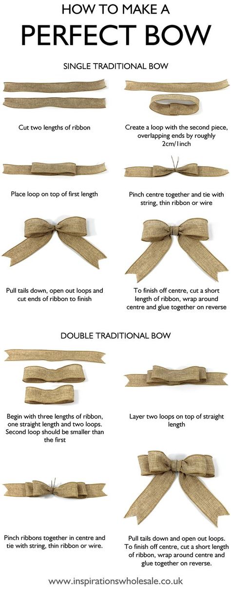 How to tie a ribbon bow Simpul Pita, Buat Pita, Make A Bow, Perfect Bow, Bows Diy Ribbon, Seni Dan Kraf, Kraf Diy, Diy Bows, Bow Tutorial