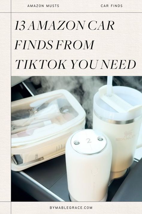 13 Amazon Car Finds From TikTok You Need Organisation, Amazon Car Finds, Smart Car Accessories, Car Finds, Must Have Car Accessories, Suv Accessories, Car Caddy, Car Organization Diy, New Car Accessories
