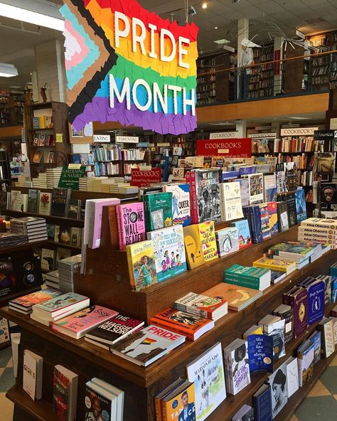 Pride Month Book Display, Pride Library Display, Library Book Displays, Book Displays, Library Display, Poetry Month, Library Displays, Library Ideas, Charity Shop