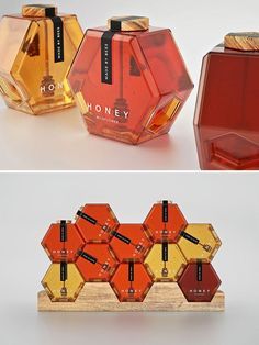 Clever Packaging, Desain Pantry, Honey Packaging, Cool Packaging, Graphic Design Packaging, Food Packaging Design, Packaging Labels Design, Packing Design, Bottle Packaging