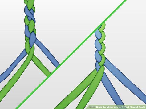 8 Strand Round Braid, 4 Strand Round Braid Tutorial, Rope Weaving Patterns, 4 String Braid, Round Braid Tutorial, 4 Strand Paracord Braid, How To Braid Paracord, How To Braid Rope, 8 Strand Braid