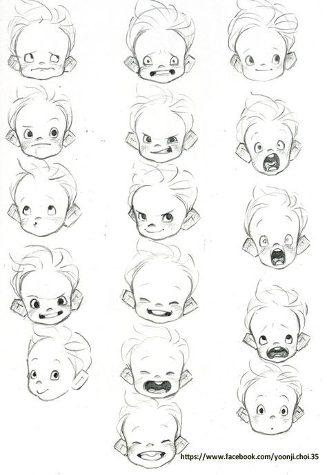 Drawing Faces, Desen Realist, Desen Anime, Baby Drawing, 캐릭터 드로잉, 인물 드로잉, Drawing Expressions, Cartoon Faces, Cartoon Character Design