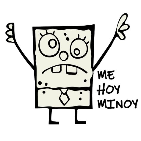 SpongeBob DoodleBob Me Hoy Minoy Sticker. Has anyone seen an eraser? Or a piece of paper. Doodle Bob (antagonist of the SpongeBob series) here and we clearly need to do something about it!. #cartoon #SpongeBob #DoodleBob Fimo, Spongebob Doodlebob Tattoo, Doodlebob Tattoo Small, Doodle Bob Wallpaper, Doodle Bob Painting, Doodlebob Wallpaper, Spongebob Tattoo Design, Doodlebob Drawing, Doodlebob Painting