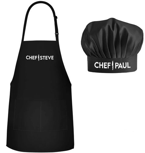 Chef Caps Design, Chef Clothing, Cook Clothes, Lion Art Tattoo, Personalized Apron, Branded Aprons, Apron For Men, Apron Set, Cooking Gift