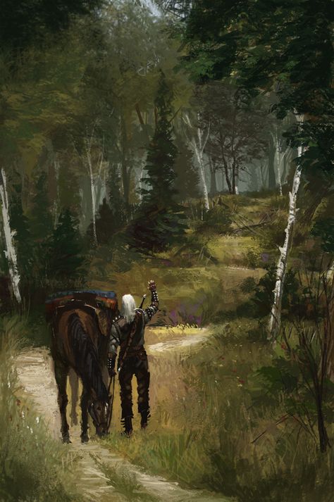 A Grain of Truth 2 by Afternoon63 on DeviantArt Witcher Wallpaper, The Witcher Wild Hunt, The Witcher Game, The Witcher Geralt, The Witcher Books, Witcher Art, Witcher 3 Wild Hunt, Throne Of Glass Series, Geralt Of Rivia