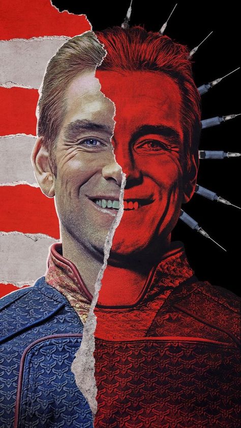 Antony Starr Homelander, The Boys Art, The Boys Wallpaper, Amazon Wallpaper, The Boy Cast, Home Screen Lock Screen, Boys Artwork, Antony Starr, Batman Vs Joker