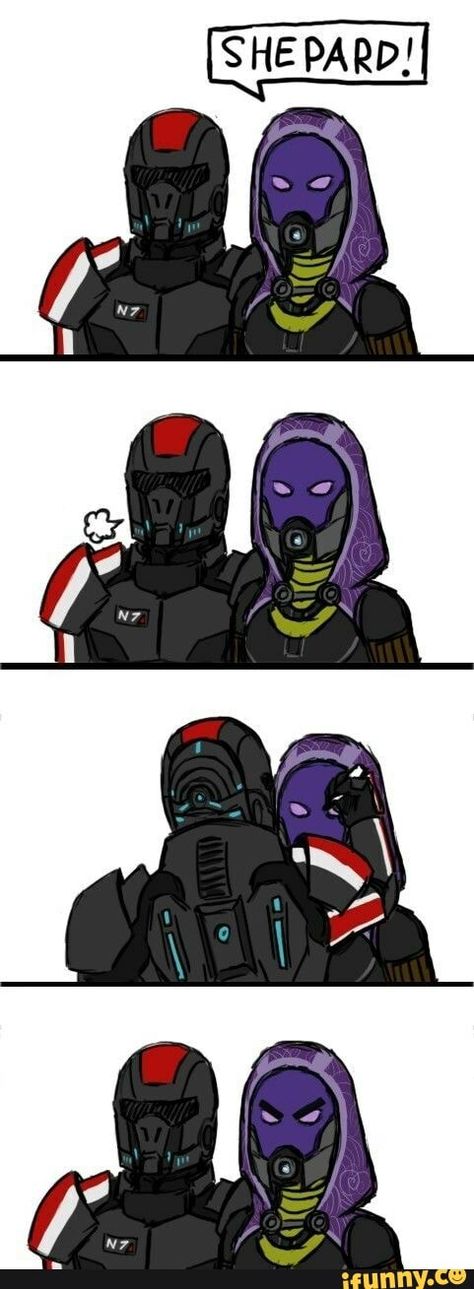 Hahah :) Humour, Angry Eyebrows, Tali Mass Effect, Mass Effect Comic, Mass Effect Tali, Mononoke Cosplay, Mass Effect Cosplay, Mass Effect Garrus, Mass Effect Funny
