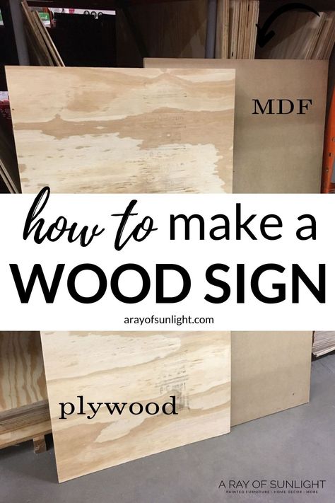 Make A Sign On Wood, Make Wood Signs, How To Make Large Wood Signs, Diy Large Wood Sign, Diy Wood Signs Cricut, Diy Board And Brush Signs, One Word Signs For The Home, Est Signs Diy Family Names, Making Wooden Signs Diy Projects