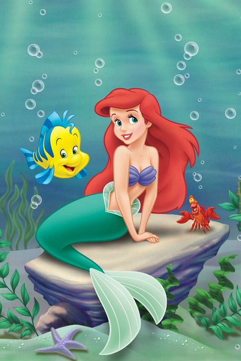 Ariel Princesa Ariel Disney, Ariel Wallpaper, Little Mermaid Wallpaper, Ariel And Flounder, Image Princesse Disney, Ariel Disney, Mermaid Wallpapers, Ariel Mermaid, 디즈니 캐릭터