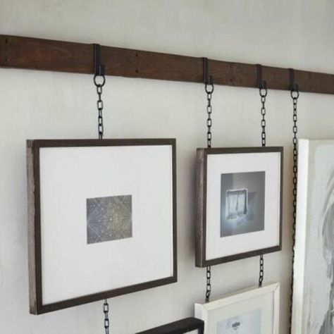 HANDMADE HOUSTON, TEXAS U.S.A. Accents | 35 Multi Photo Frame Rail Set Hanging Pictures | Poshmark Cadre Diy, Picture Frame Crafts, Picture Rail, Regal Design, Hanging Picture Frames, Diy Picture Frames, Revealing Dress, Photo Wall Collage, Picture Hanging