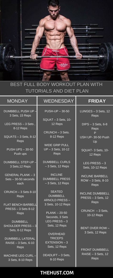 Workout Plan For Fat Loss, Total Body Workout Plan, Best Full Body Workout, Fitness Studio Training, Full Body Workout Plan, Workout Plan For Men, Gym Antrenmanları, Best Workout Plan, Full Body Workout Routine